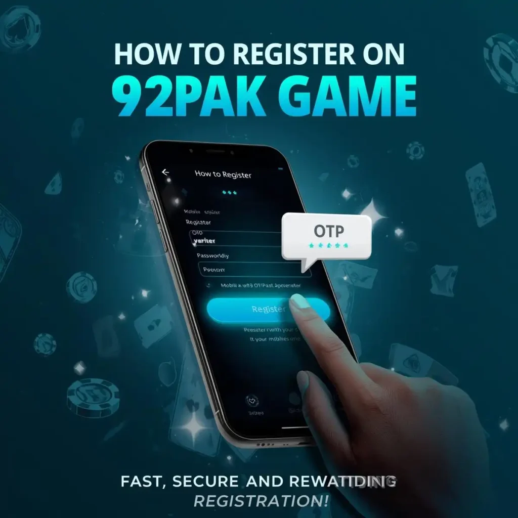 92 Pak Game Register Now